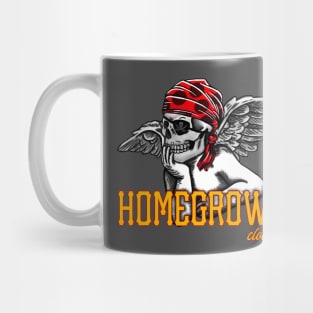 Homegrown Pirate Skull Angel Logo Mug